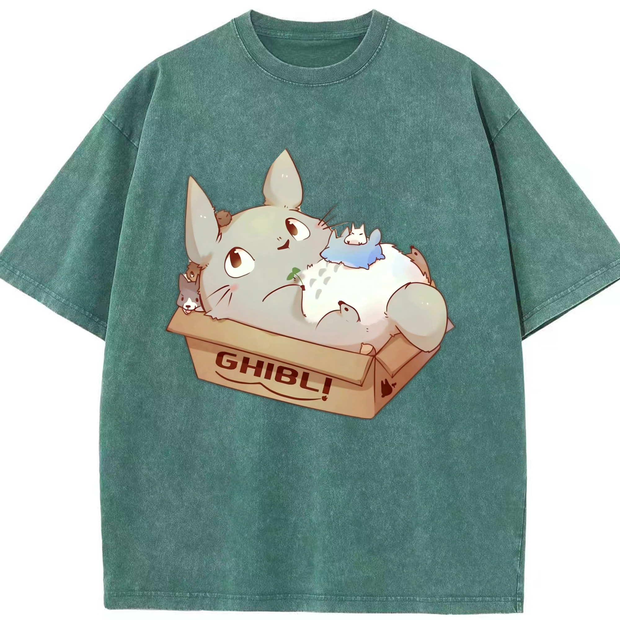 （画像用） となりのトトロ 草壁メイ 草壁サツキ My Neighbor Totoro Satsuki Kusakabe Mei Kusakabe 綿100% ヴィンテージ風 半袖Tシャツ（フロントプリント）